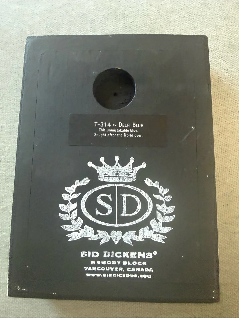 Sid Dickens Delft Blue T-315 Windmill Plaque like new